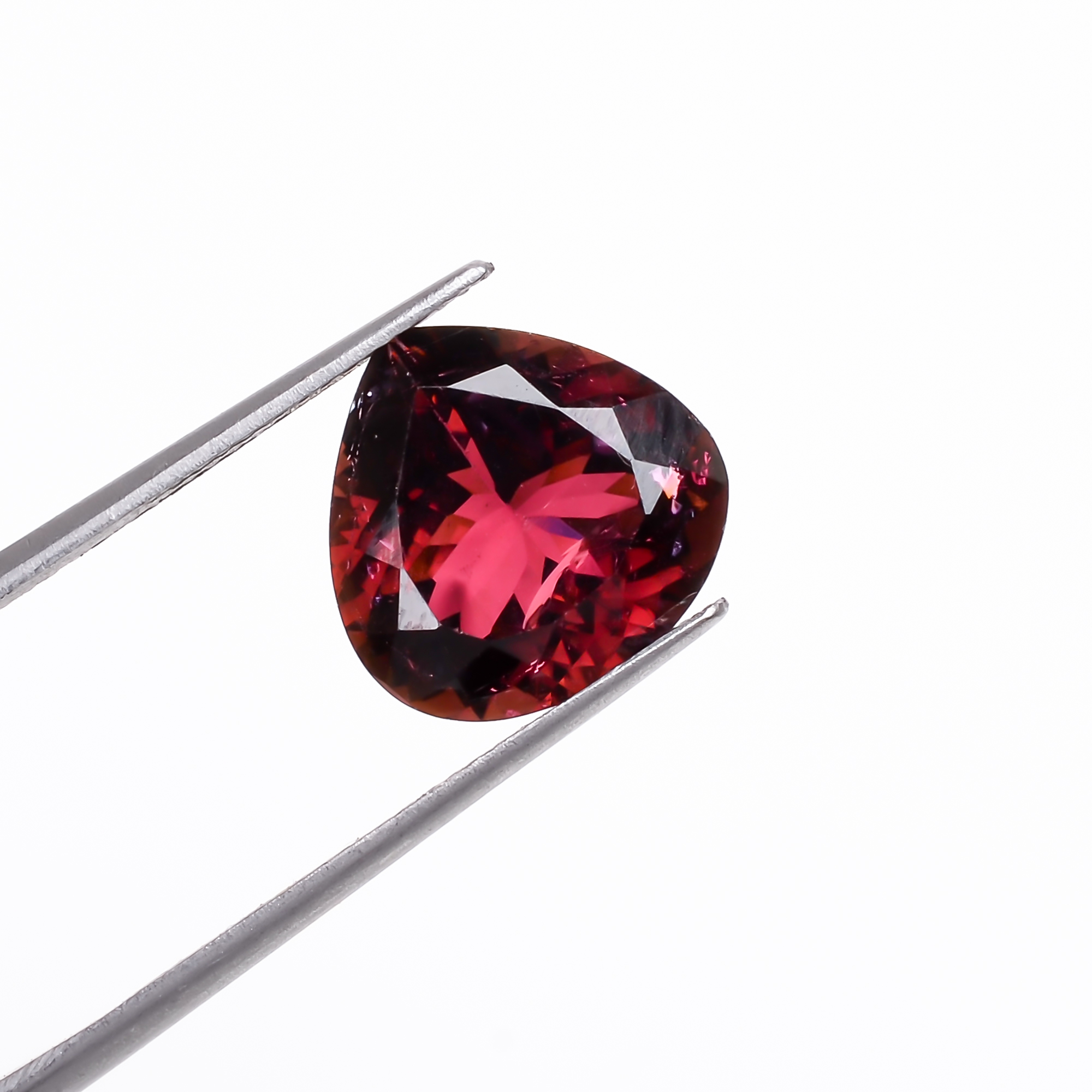 Natural Pink Tourmaline  Heart Shape Cut Stone Gemstone