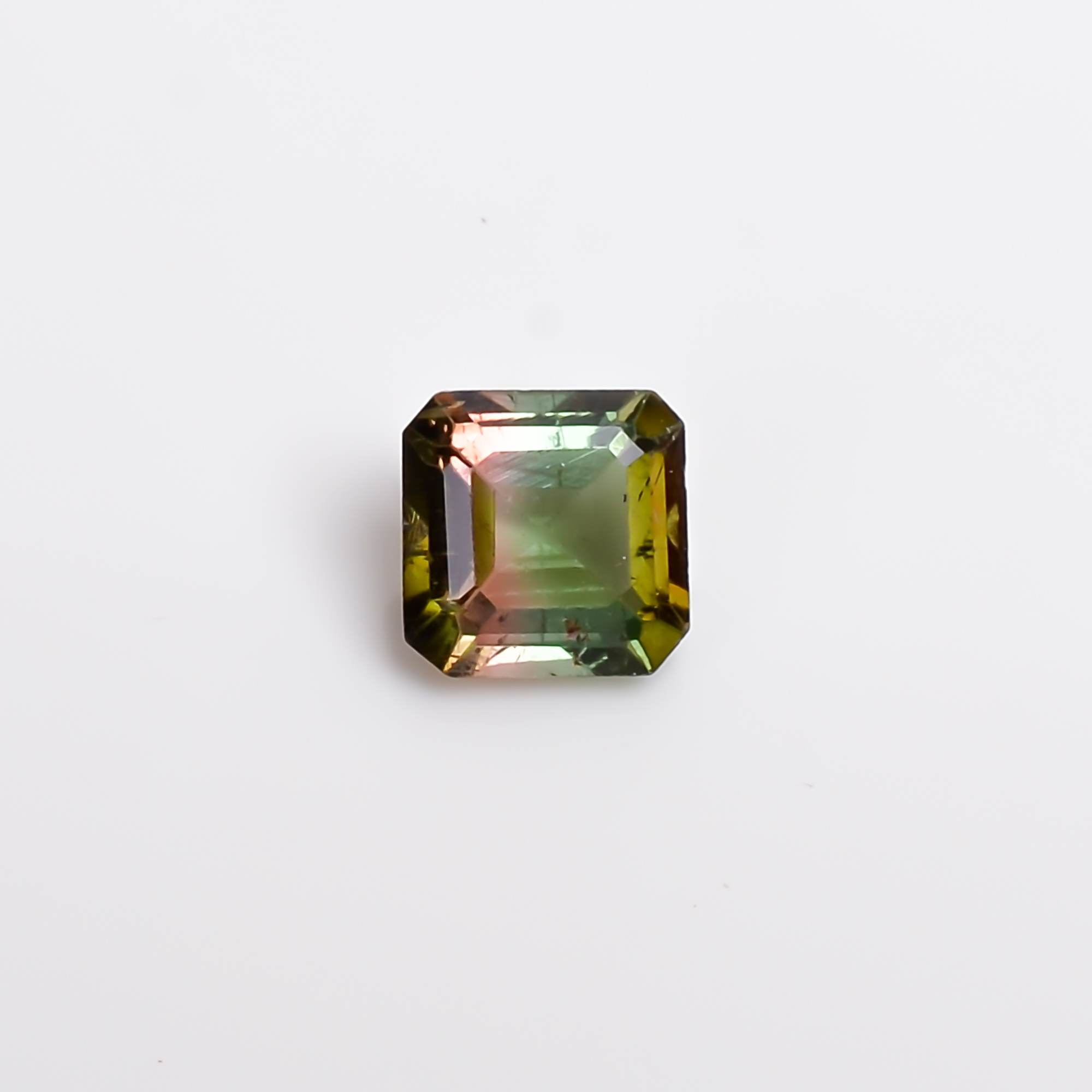 Natural Watermelon Tourmaline Cushion Gemstone