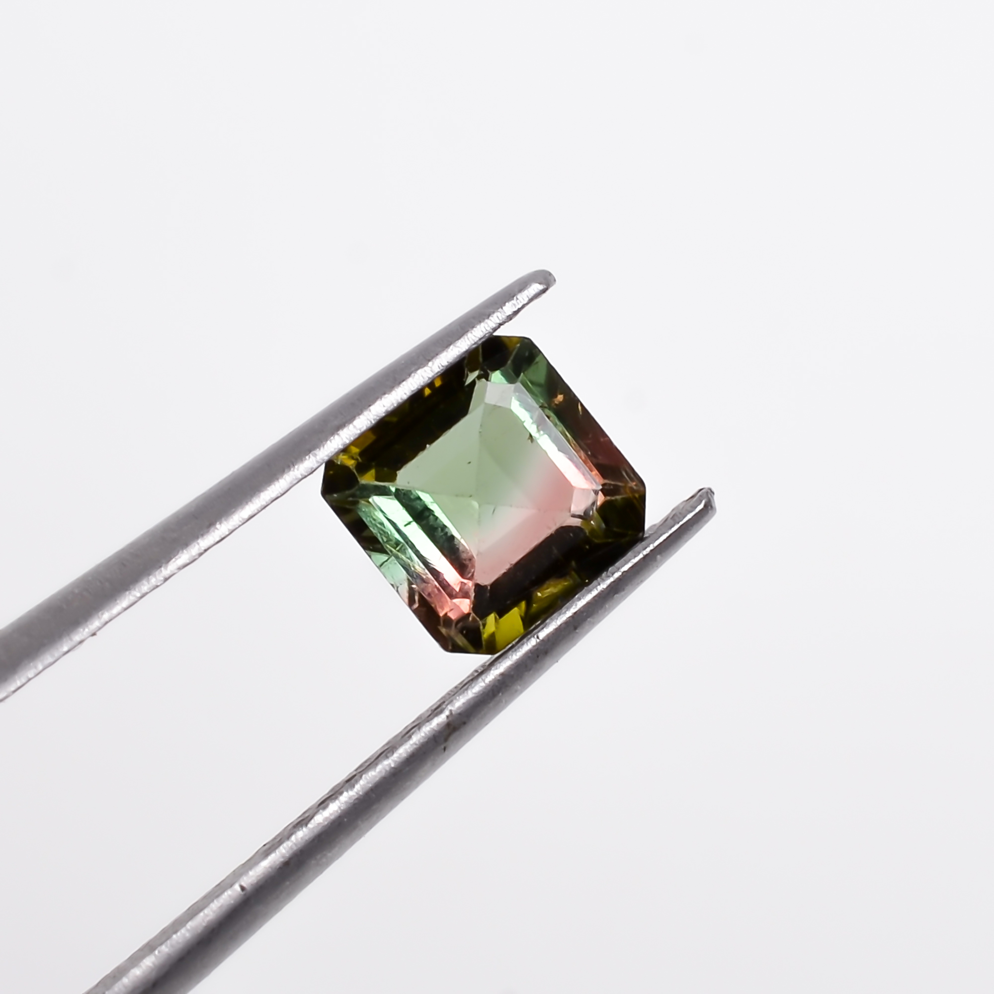 Natural Watermelon Tourmaline Cushion Gemstone
