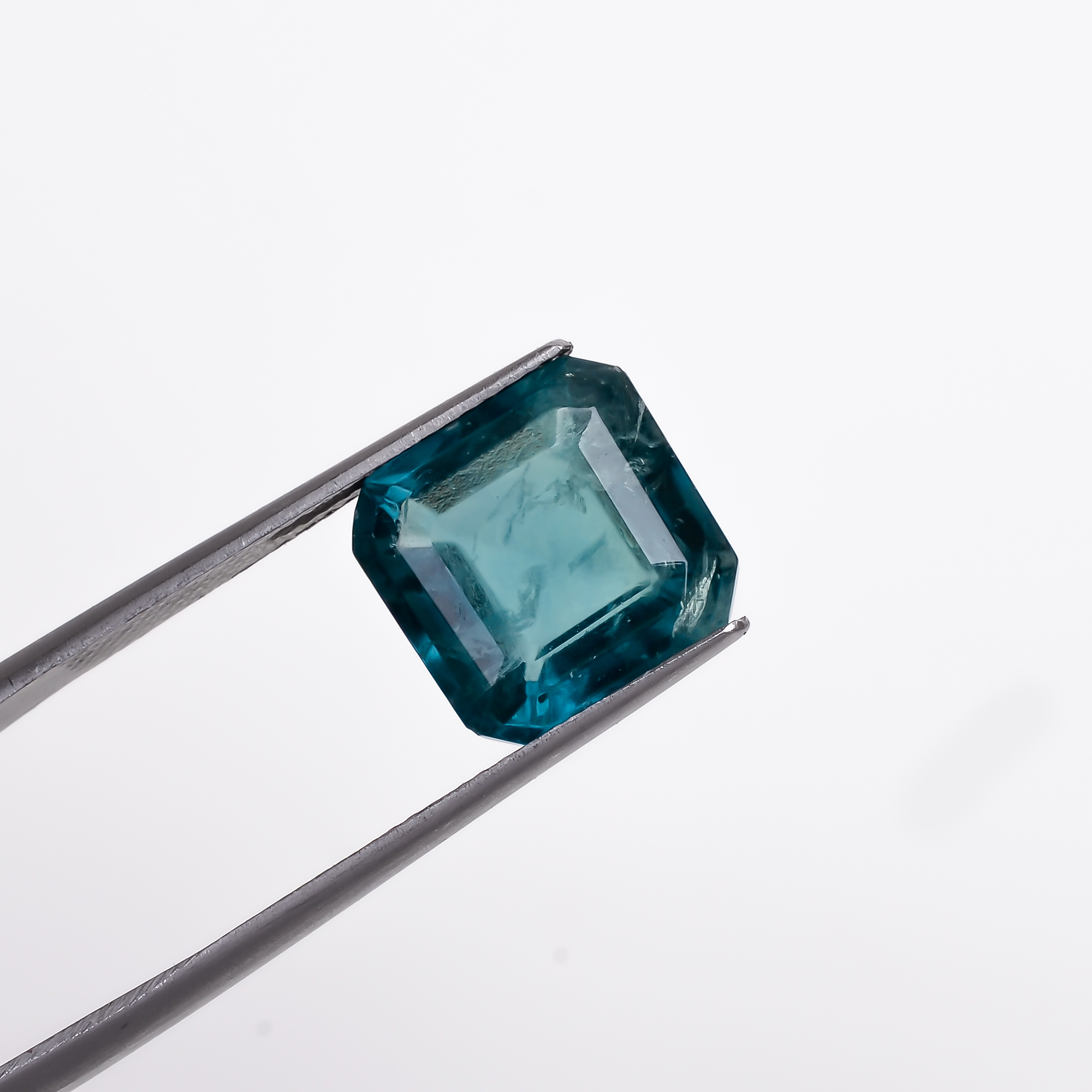 Natural Blue Apatite Cushion Shape Cut Stone Gemstone